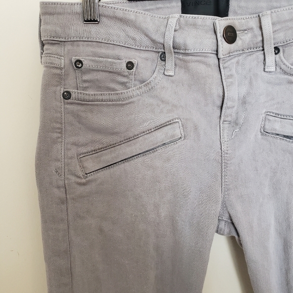 Vince Grey Welt Pocket Skinny Jeans - Picture 4 of 16